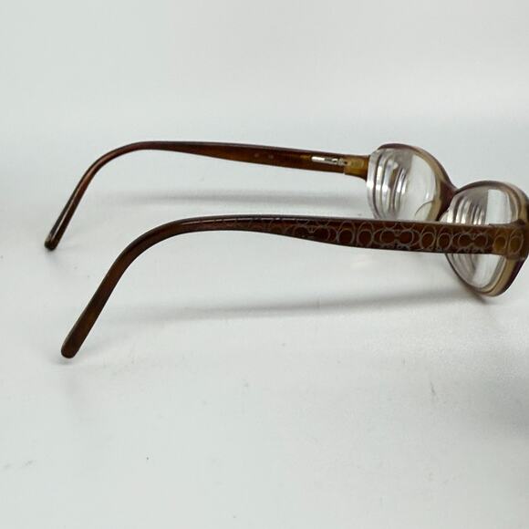 Coach Dalia 545 Berry Purple Brown Slim Oval Eyeglasses Frames 51-17 130 19217 - Picture 4 of 7